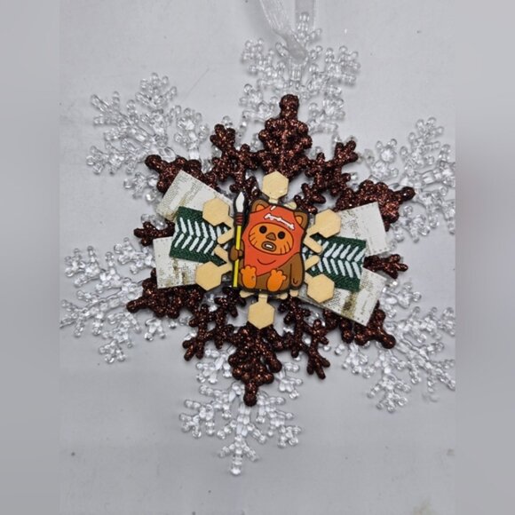 NWT Ewok Wicket Ornament Star Wars Ewok Adventure Christmas Holiday Decor OOAK - Picture 2 of 4